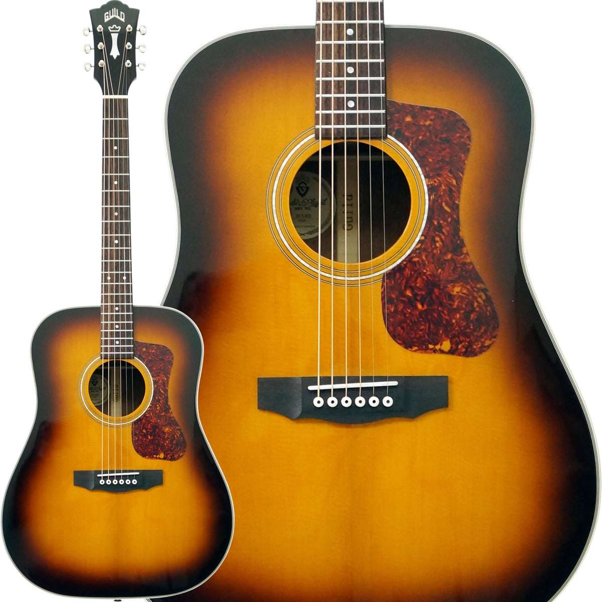 GUILD D-140 w/MiSi Acoustic Trio VT (Antique Burst) [USED]（中古