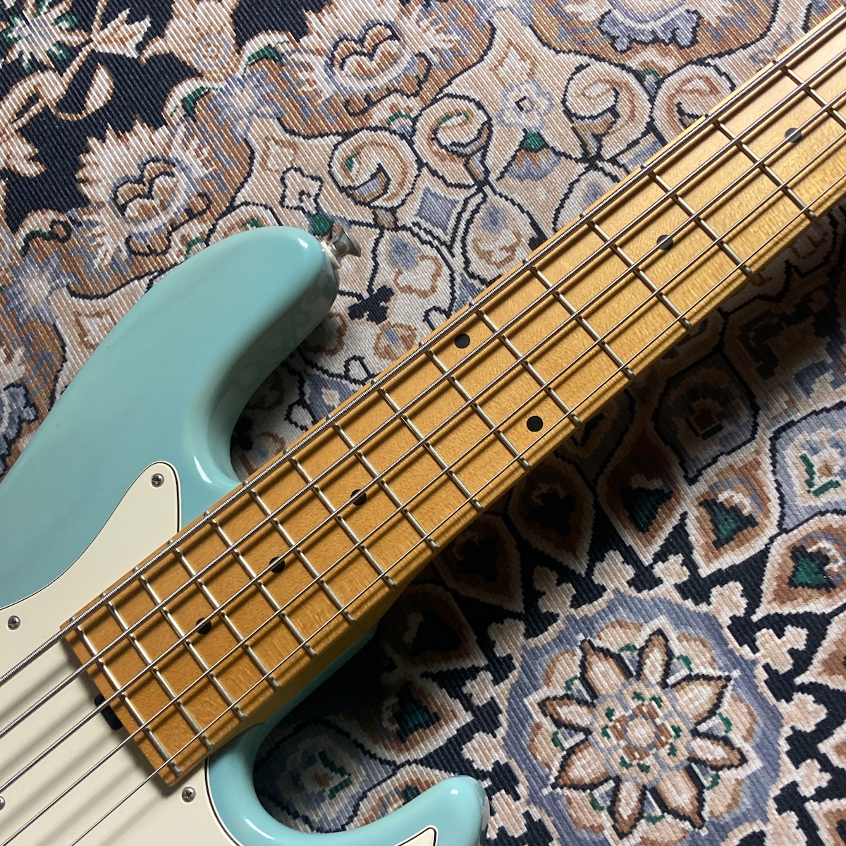 Sadowsky NYC Vintage 5 String J Bass (Transparent Sonic Blue) 2014