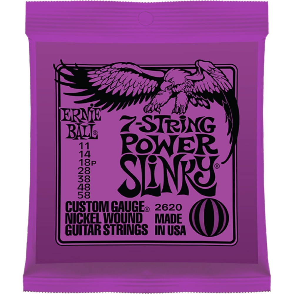 ERNIE BALL アーニーボール 2620 7-String Power Slinky 7弦エレキ