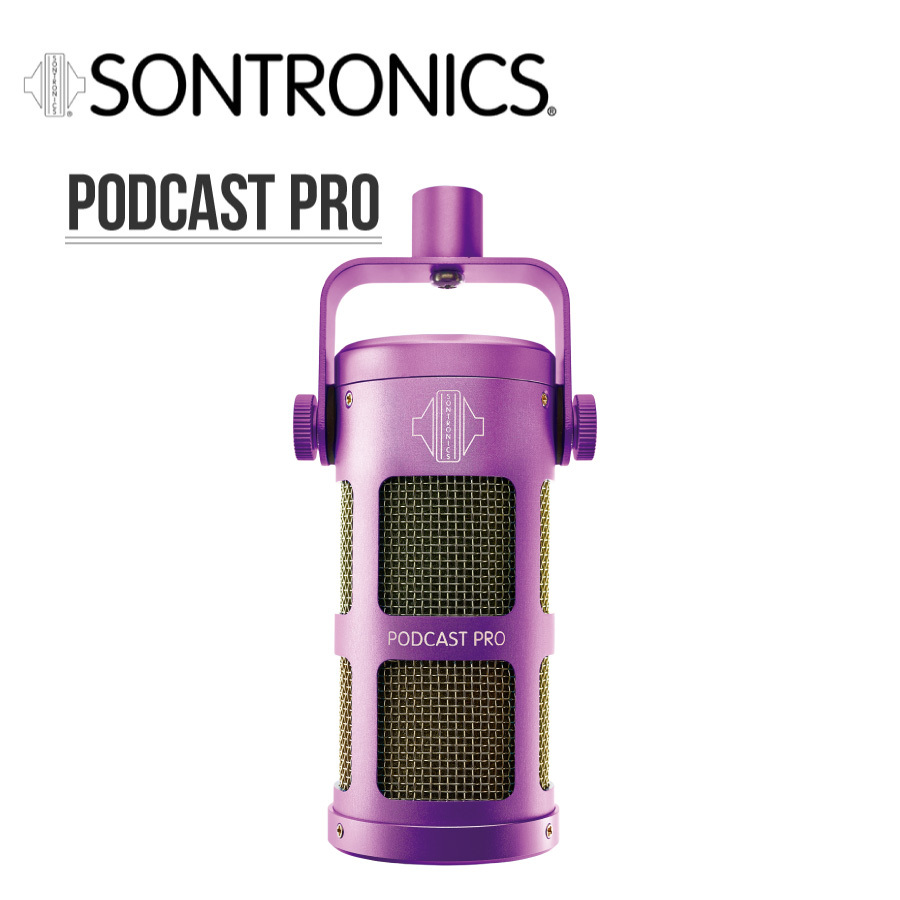 SONTRONICS PODCAST PRO -Purple- │ ダイナミック・マイクロフォン