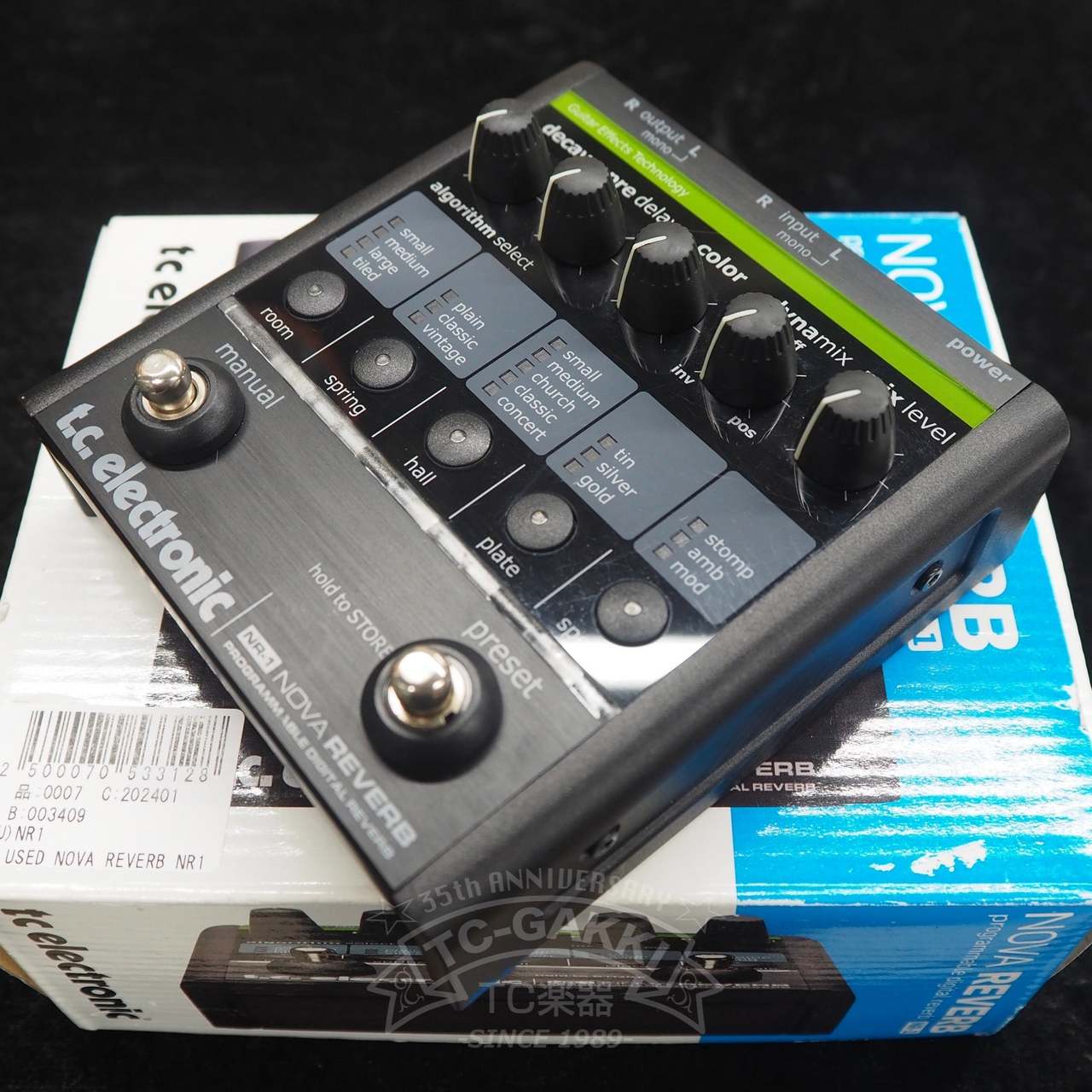 TC ELECTRONIC NOVA REVERBリバーブ Amazon.com: TC Electronic NR-1 Nova Reverb Guitar Pedal