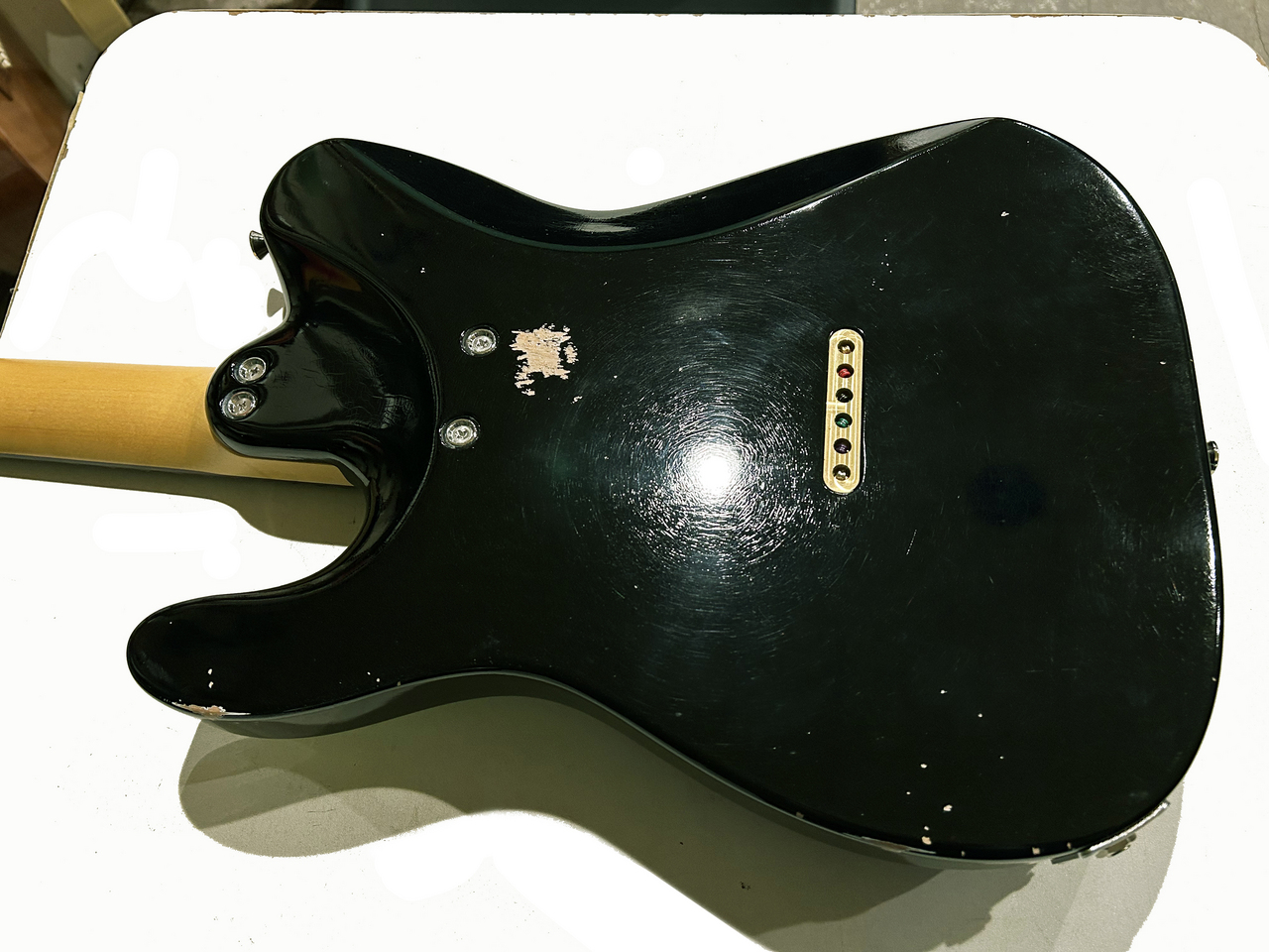 infinite infinite Trad T Solid Black Midium Aged Bare Knucle PU