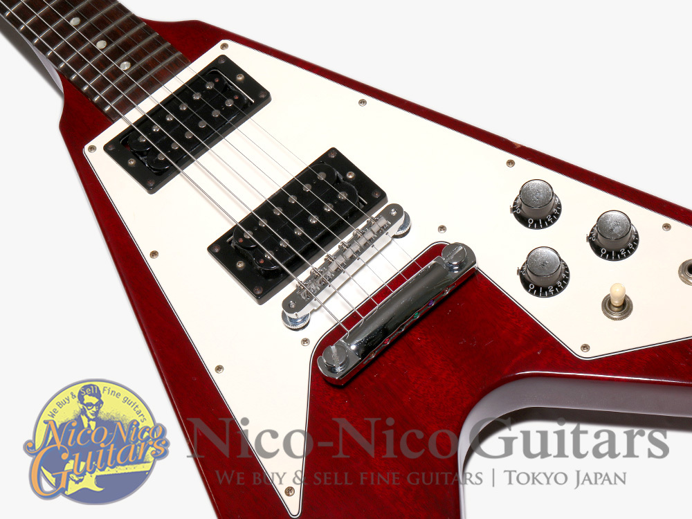 激レア　zpi イナーシャ　限定コルクノブ　レッド　　中古品　最終値引き Gibson 1992 Flying V '67 Reissue 