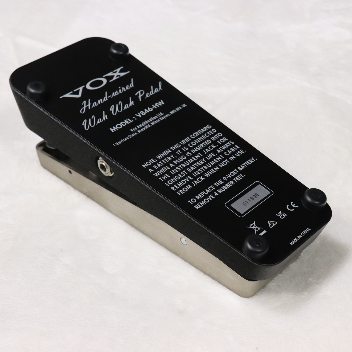VOX V846-HW Hand Wired Wah Wah Pedal 【梅田店】（中古）【楽器検索