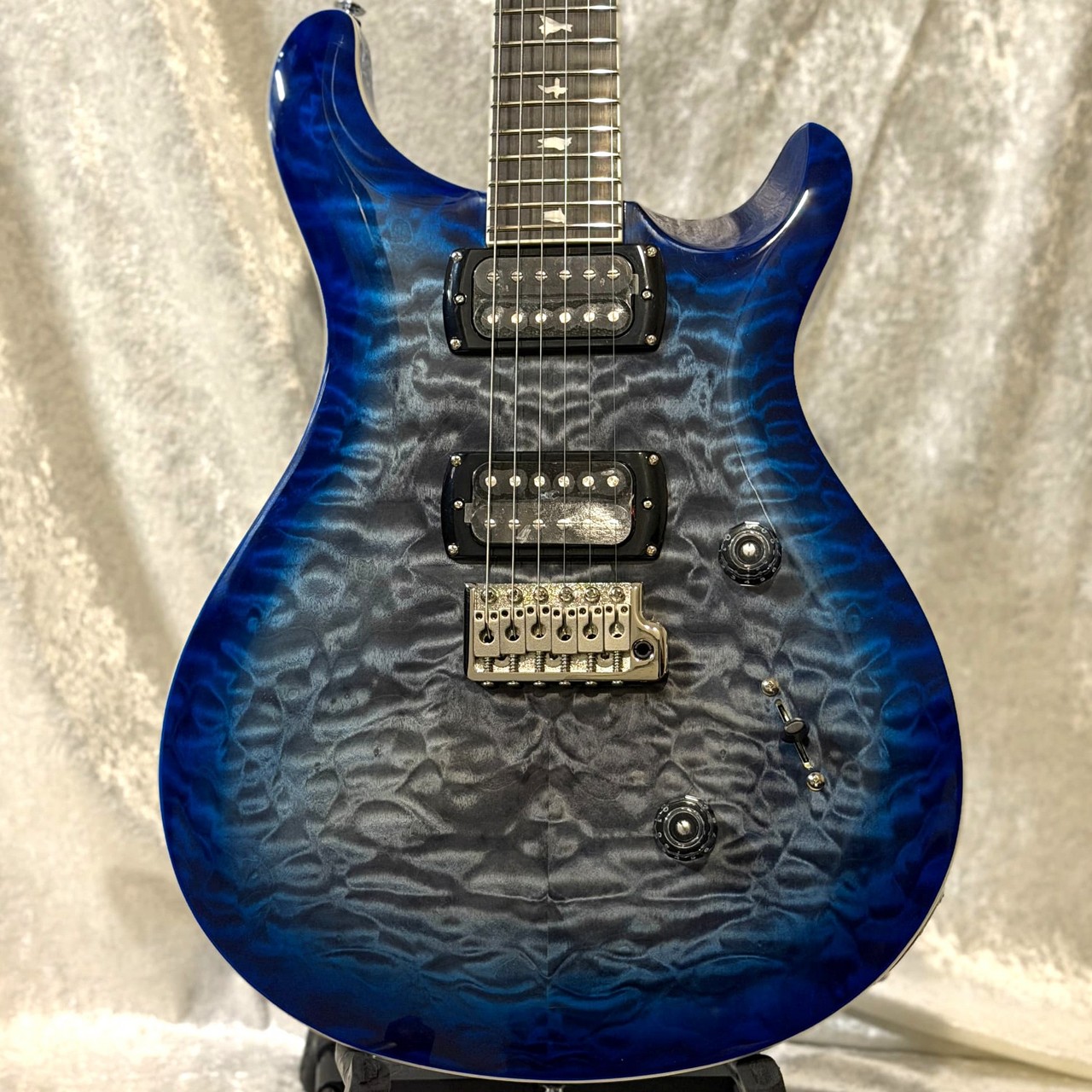 Paul Reed Smith(PRS) SE Custom24 QUILT PACKAGE ~Charcoal Blue