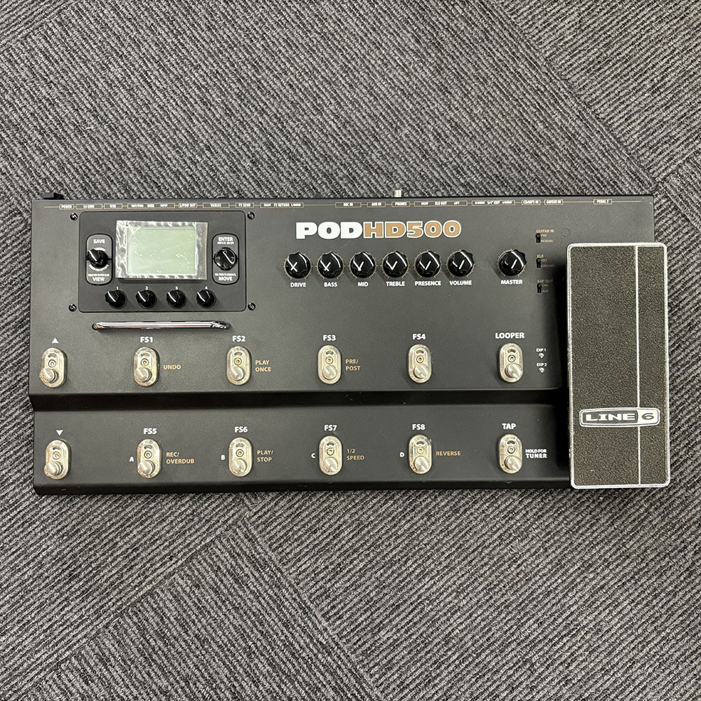 LINE 6 POD HD500 ギターエフェクター 本体 LINE6 ラインシックス POD HD 500 ギター用 エフェクター マルチ