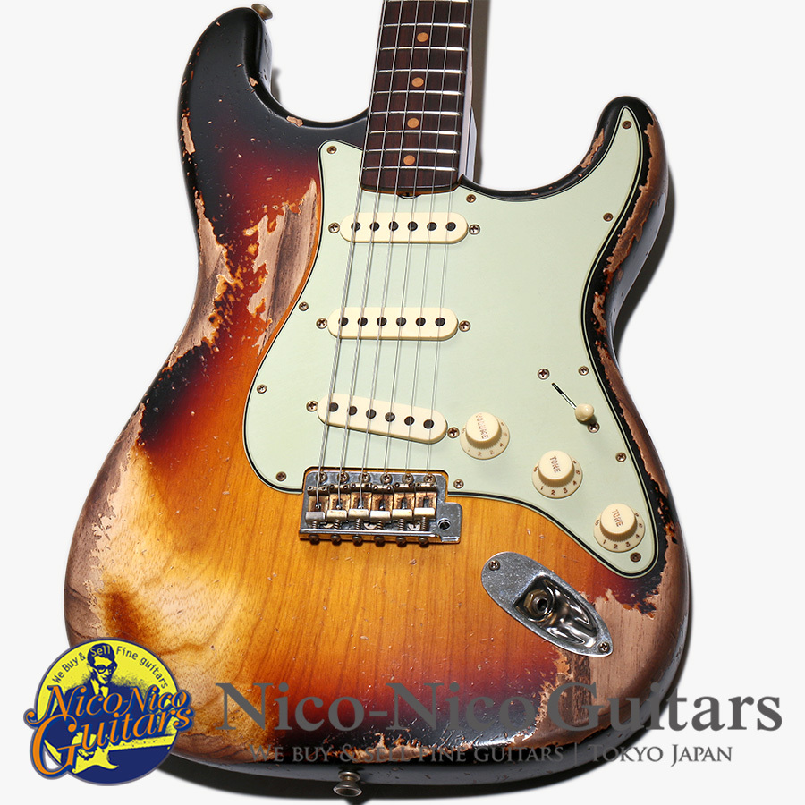 Fender？Stratocaster サンバースト　レリック加工　エイジド加工 Fender？Stratocaster サンバーストレリック加工エイジド加工