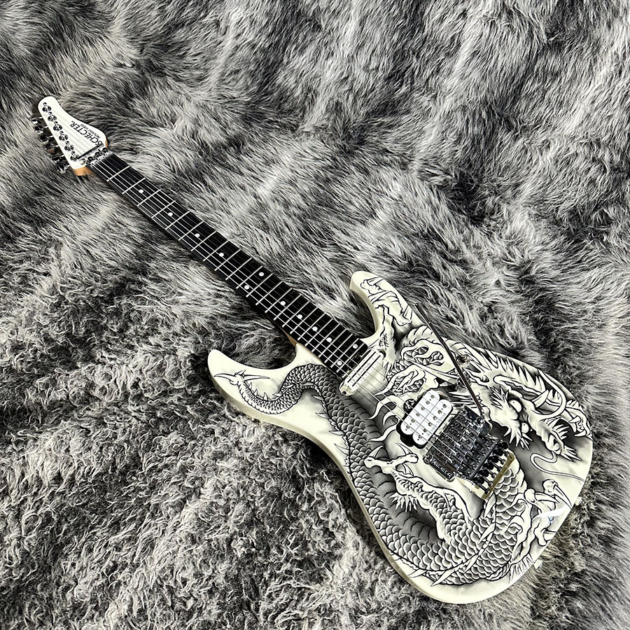 SCHECTER PA-ZK-T6 WHT/Original Dragon Graphic 小林信一（中古/送料