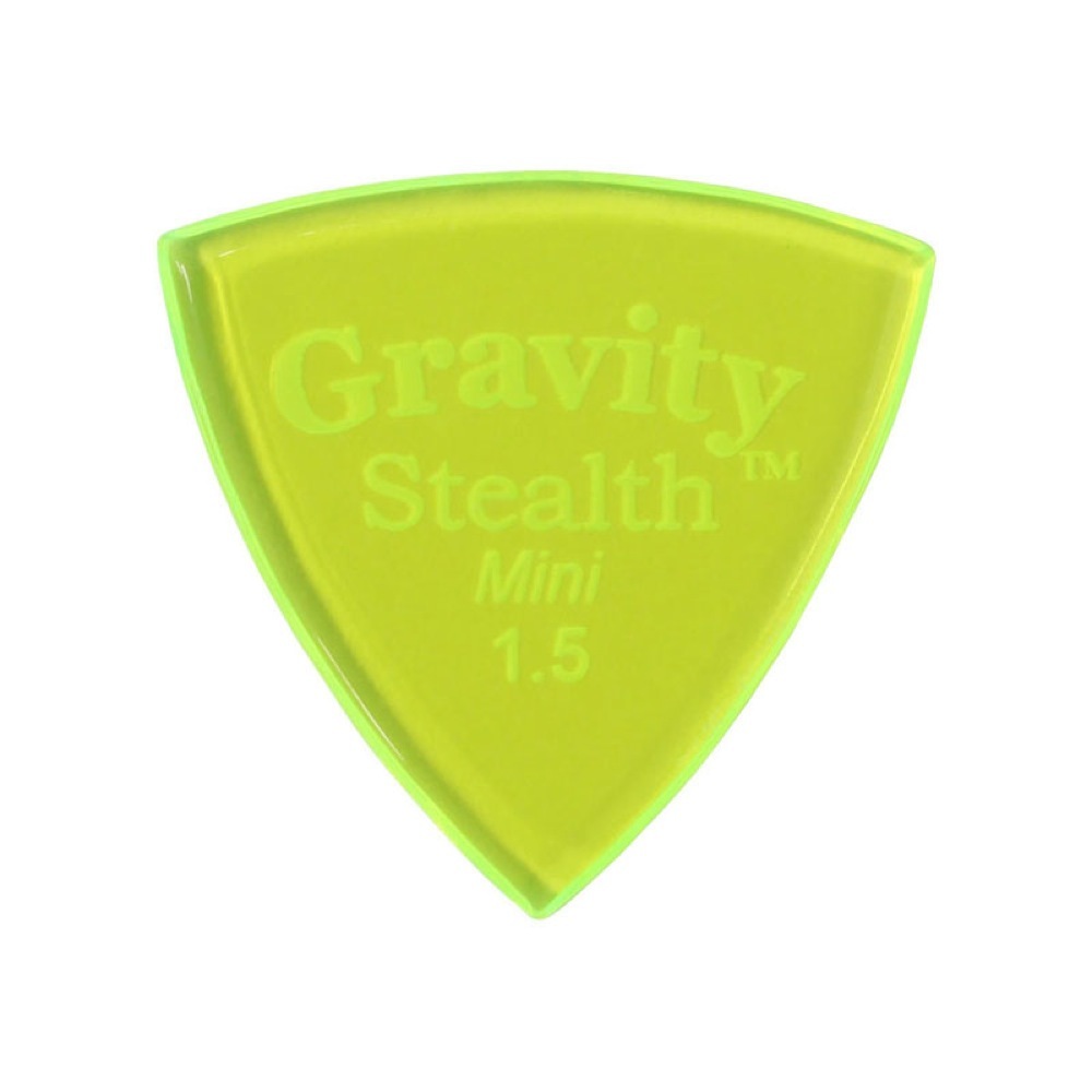 Gravity Guitar Picks Stealth -Mini- GSSM15P 1.5mm Fluorescent