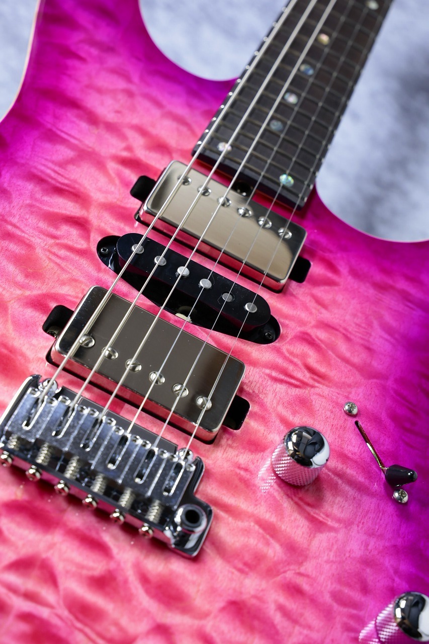 T's Guitars DST-Pro24 Quilt ~ Trans Pink Burst ~ 033114 [約 T's Guitars DST-Pro24 Quilt ~ Trans Pink Burst ~ 033114 [約