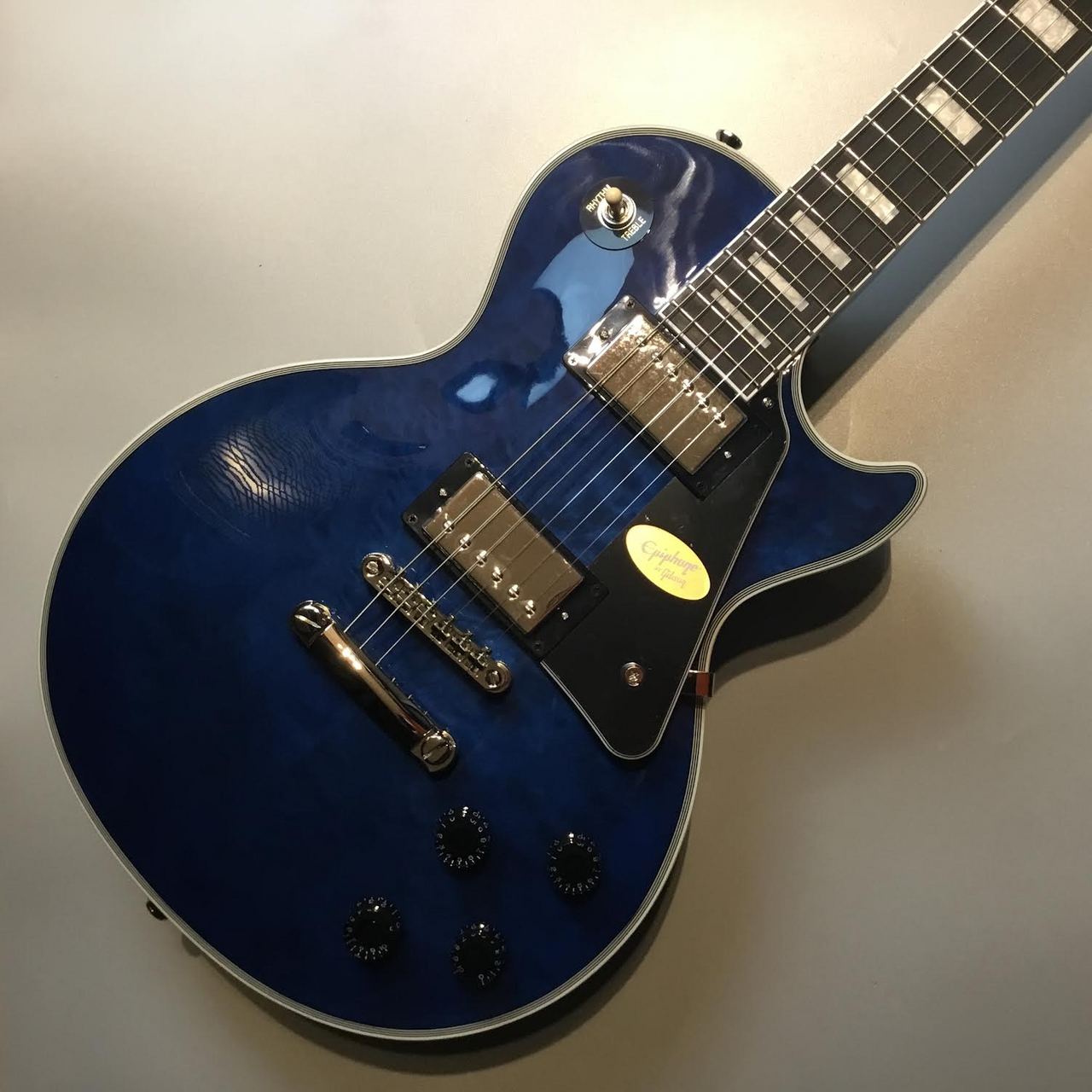 Epiphone Les Paul Custom Quilt Viper Blue (バイパーブルー) エレキ ...