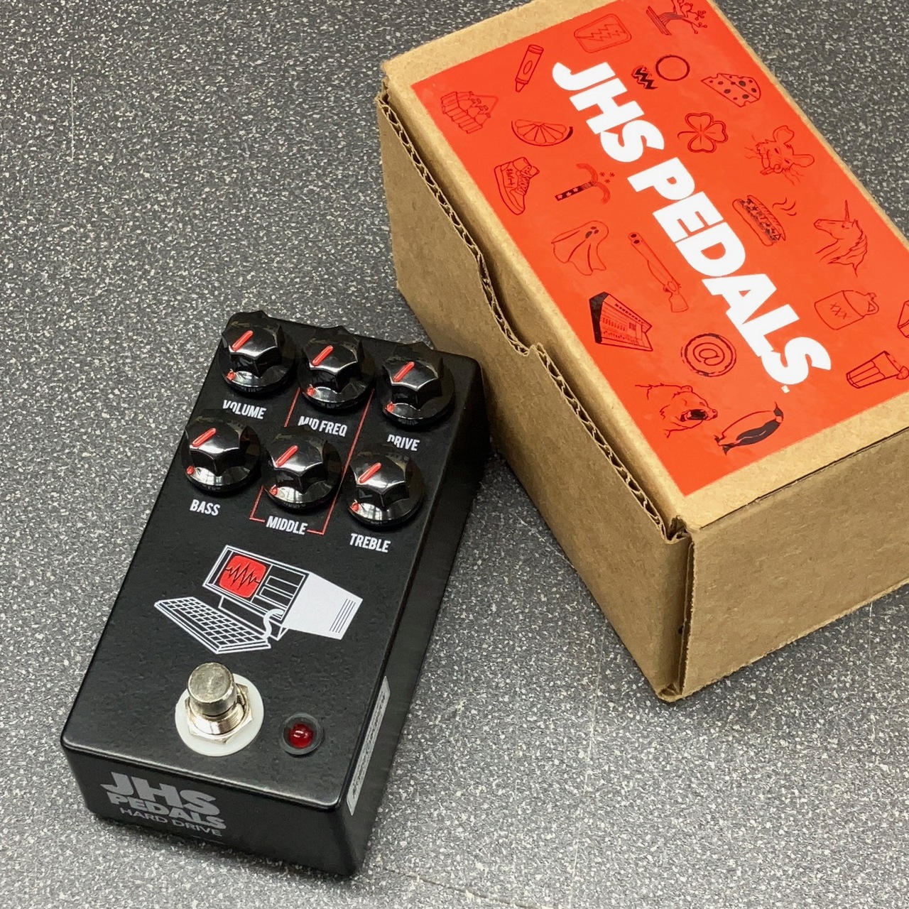 JHS Pedals HARD DRIVE BLACK【USED】（中古）【楽器検索デジマート】