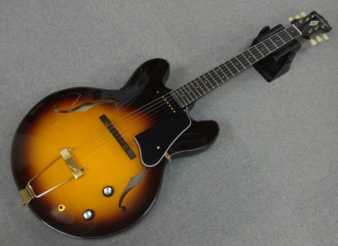 Seventy Seven Guitars EXRUBATO-ONE/S SB(サンバースト) フルホロウ