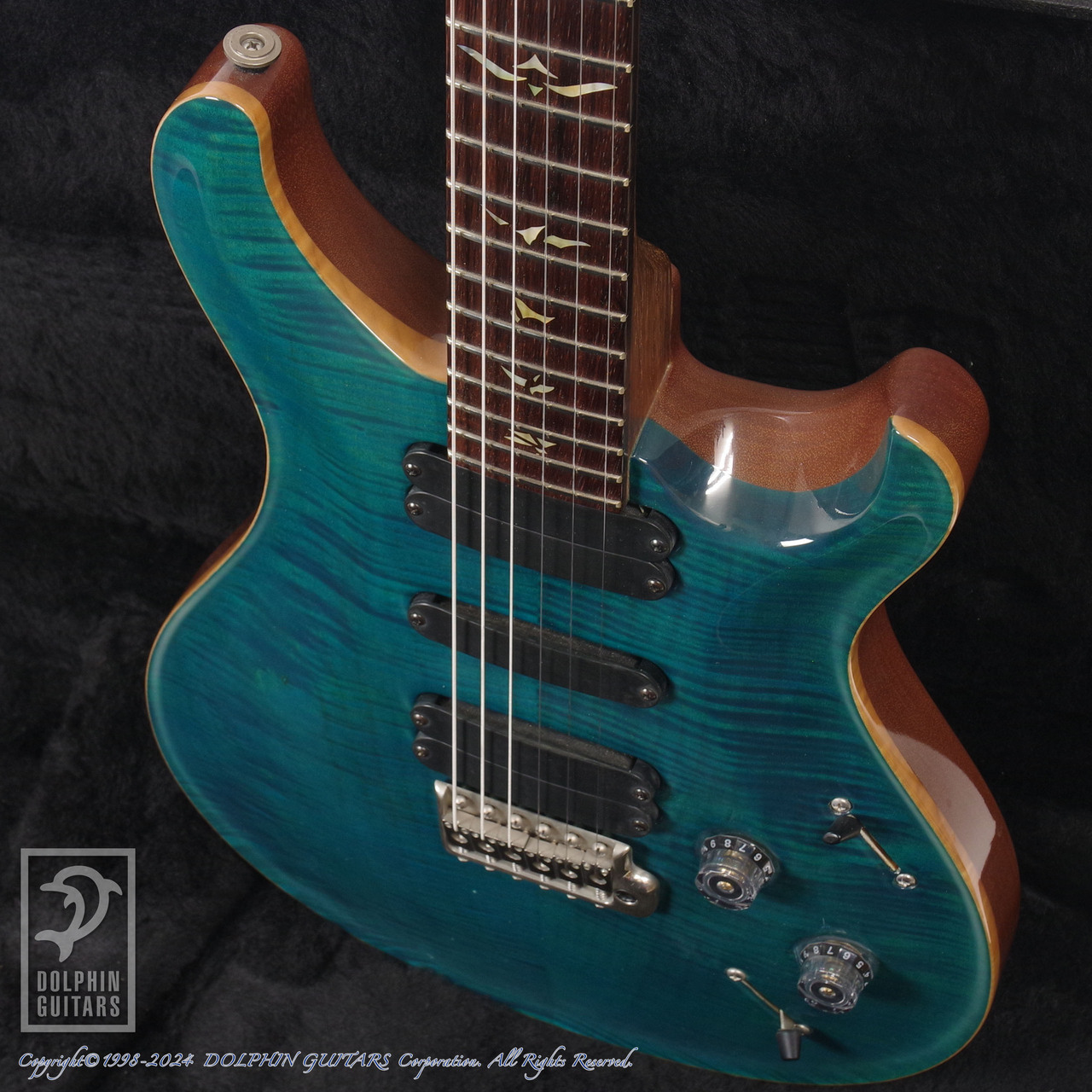 ギター Paul Reed Smith 513 10top 2008 Paul Reed Smith(PRS) 513 AQUA BLEUX 10Top 中古｜ギター買取の東京