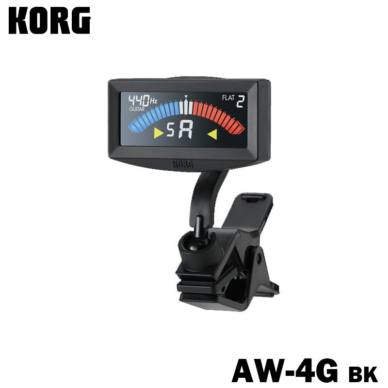 KORG クリップチューナー AW-4G BK / 黒（新品）【楽器検索デジマート】