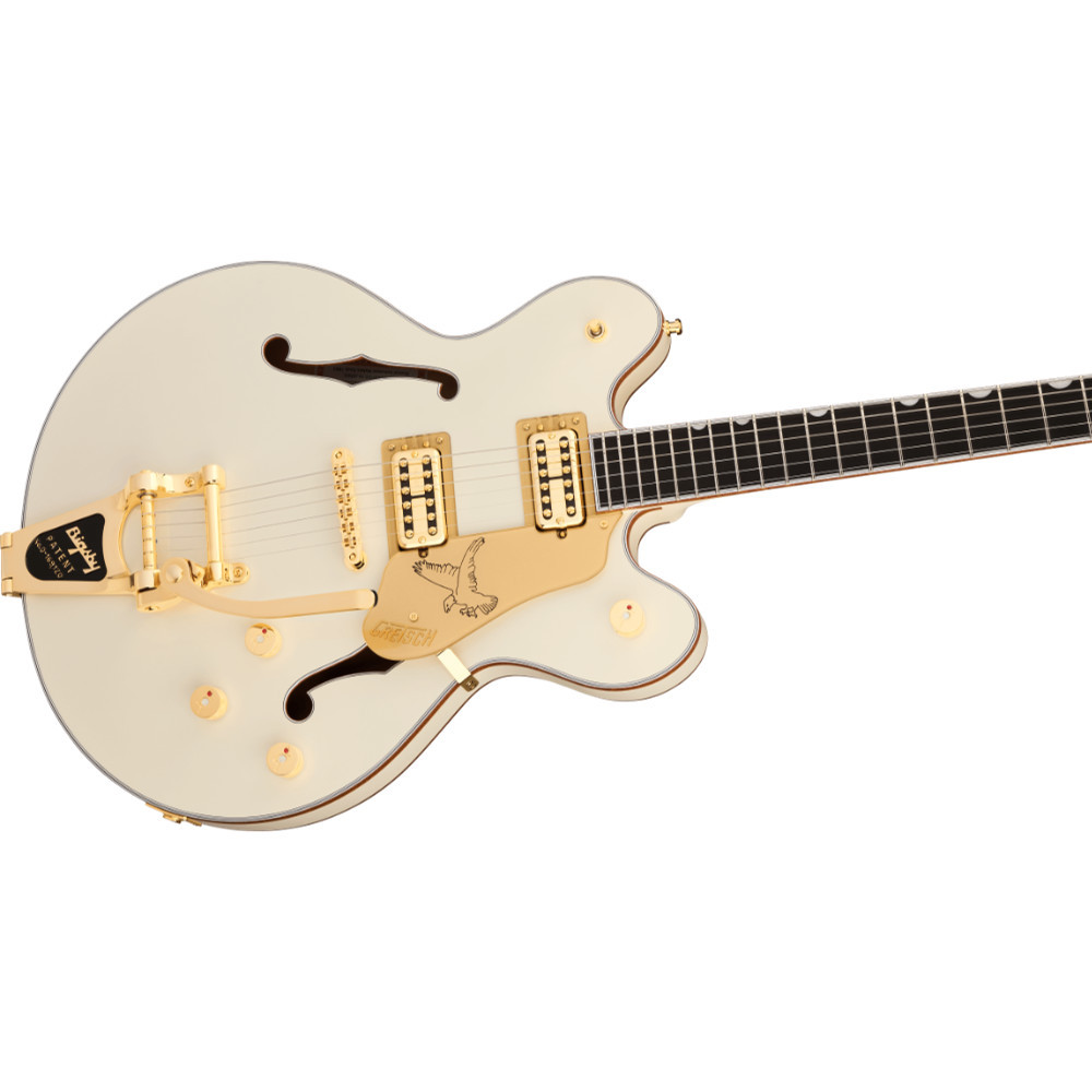GRETSCH エレキギター ホワイト ゴールド金具 Gretsch Falcon Center Block LTD with String-Thru Bigsby and