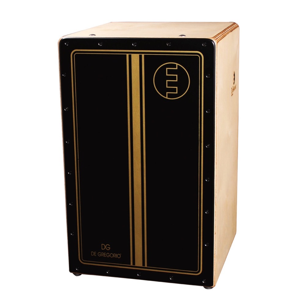 DGカホン【中古 良品】 DE GREGORIO 送料込み DG CAJON TOKAYO STRIPE BLACK カホン（新品/送料無料）【楽器