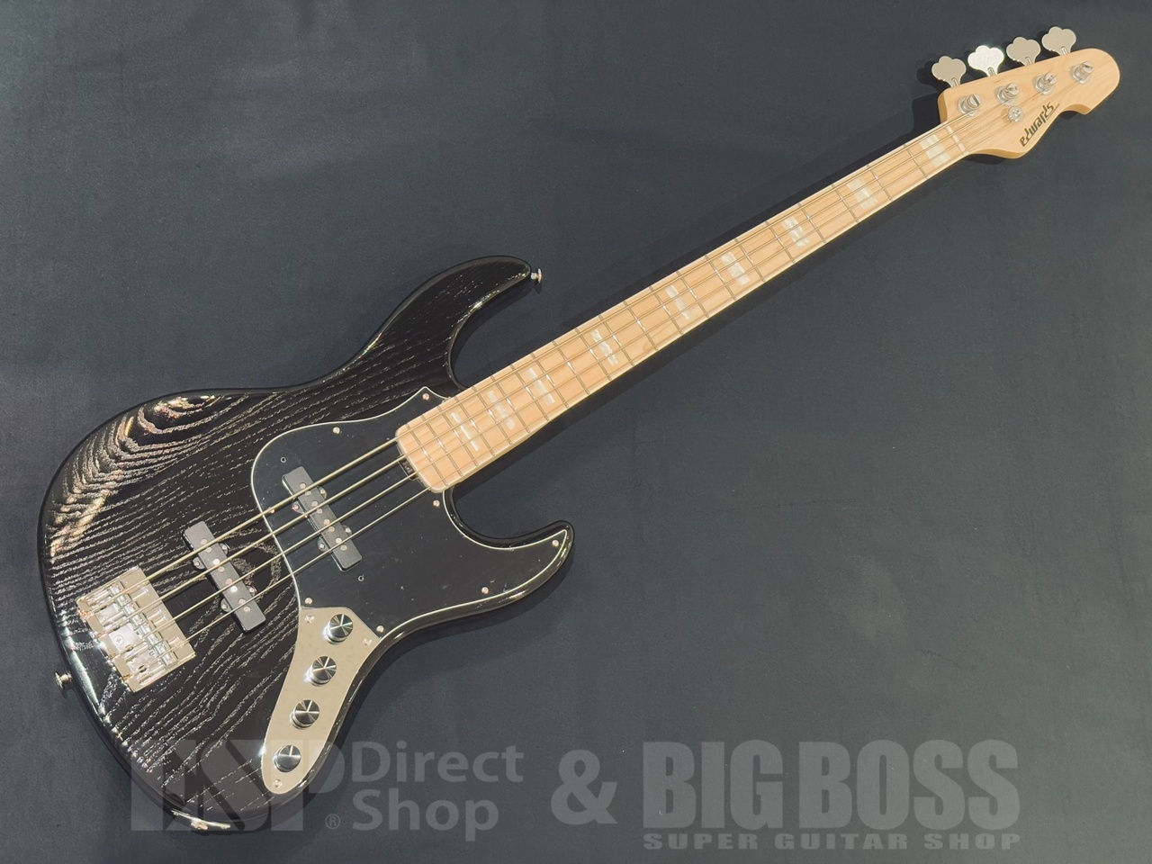 ベース EDWARDS E-AMAZE-AS-4/M (Solid Black) E-AM-150QM | ESP GUITARS
