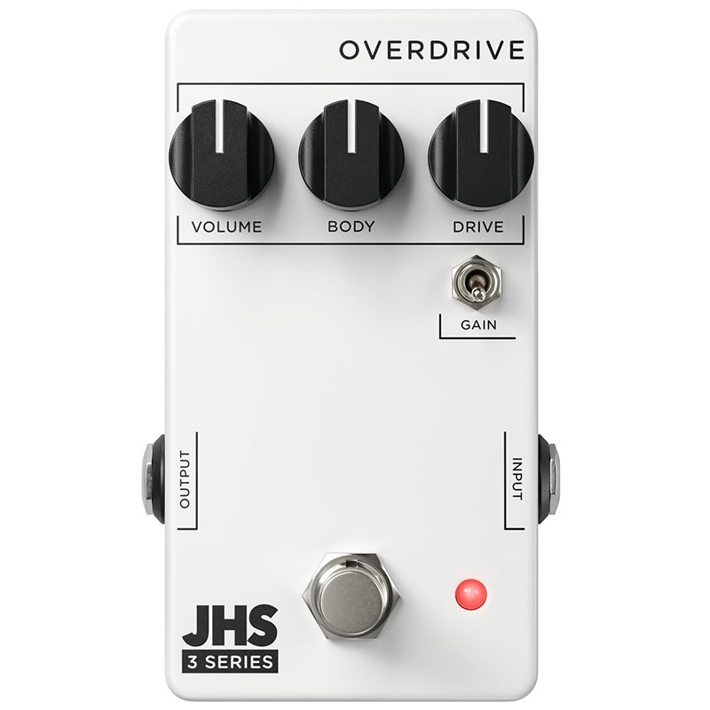 JHS Overdrve 3series USA製高品質ODです。 JHS Pedals OVERDRIVE [3 Series]（ジェイエイチエスペダル/3シリーズ