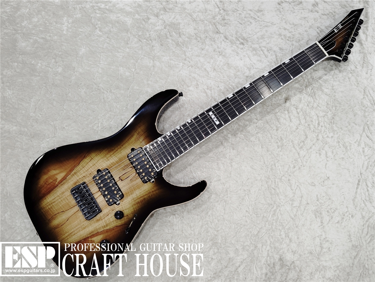 ESP E-II M-II 7NT HS SM Natural Burst 7弦