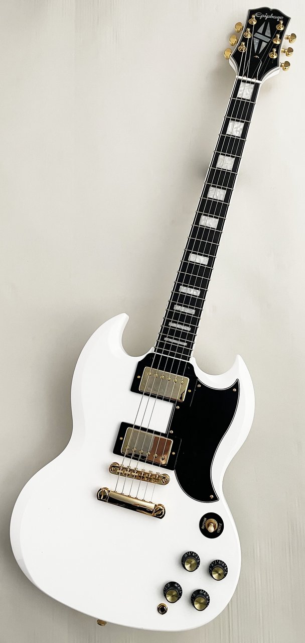 Epiphone SG ホワイト エレキギター Epiphone SG Custom Alpine White エレキギター エピフォン