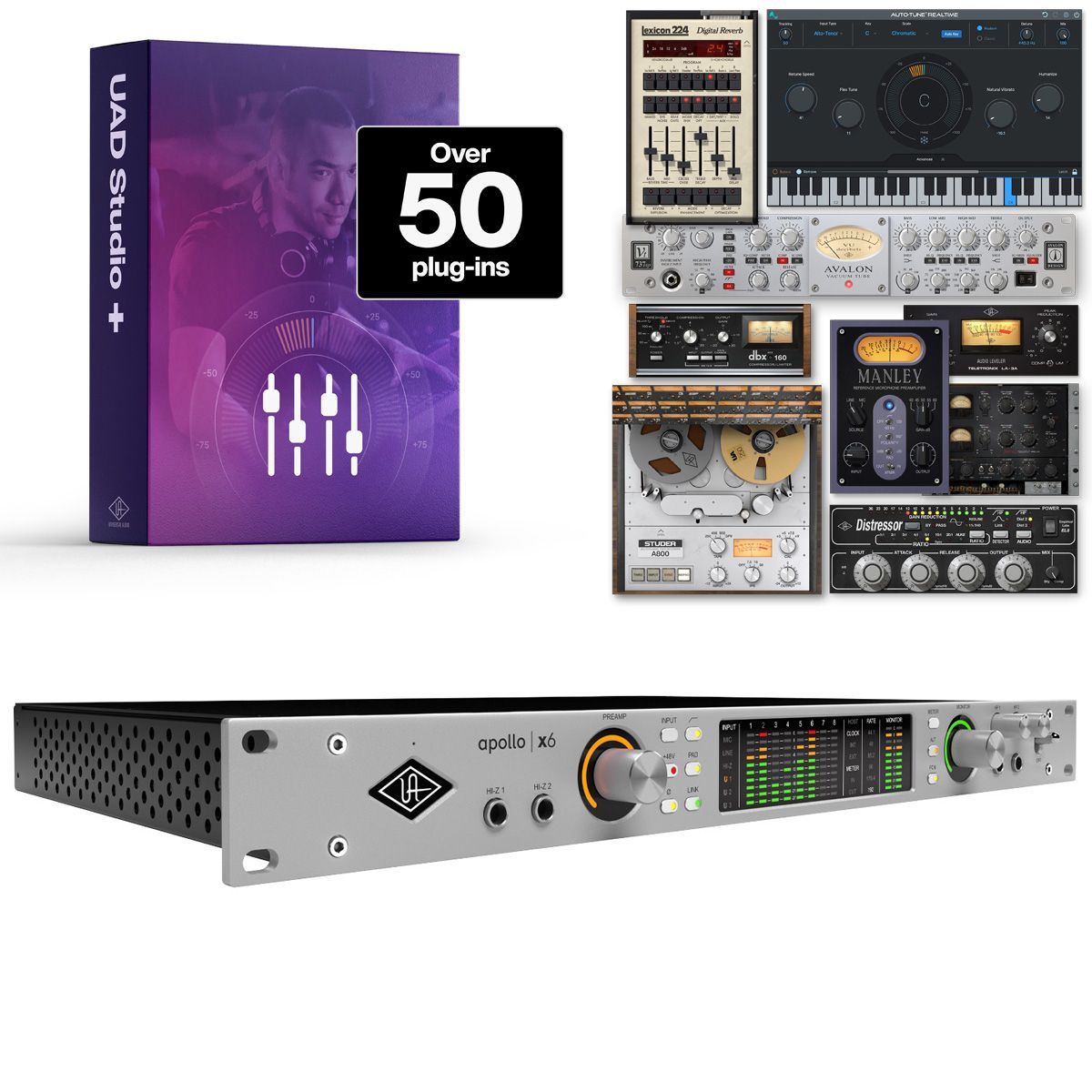 Universal Audio Apollo x6 | Gen 2 Studio+ Edition UAD 