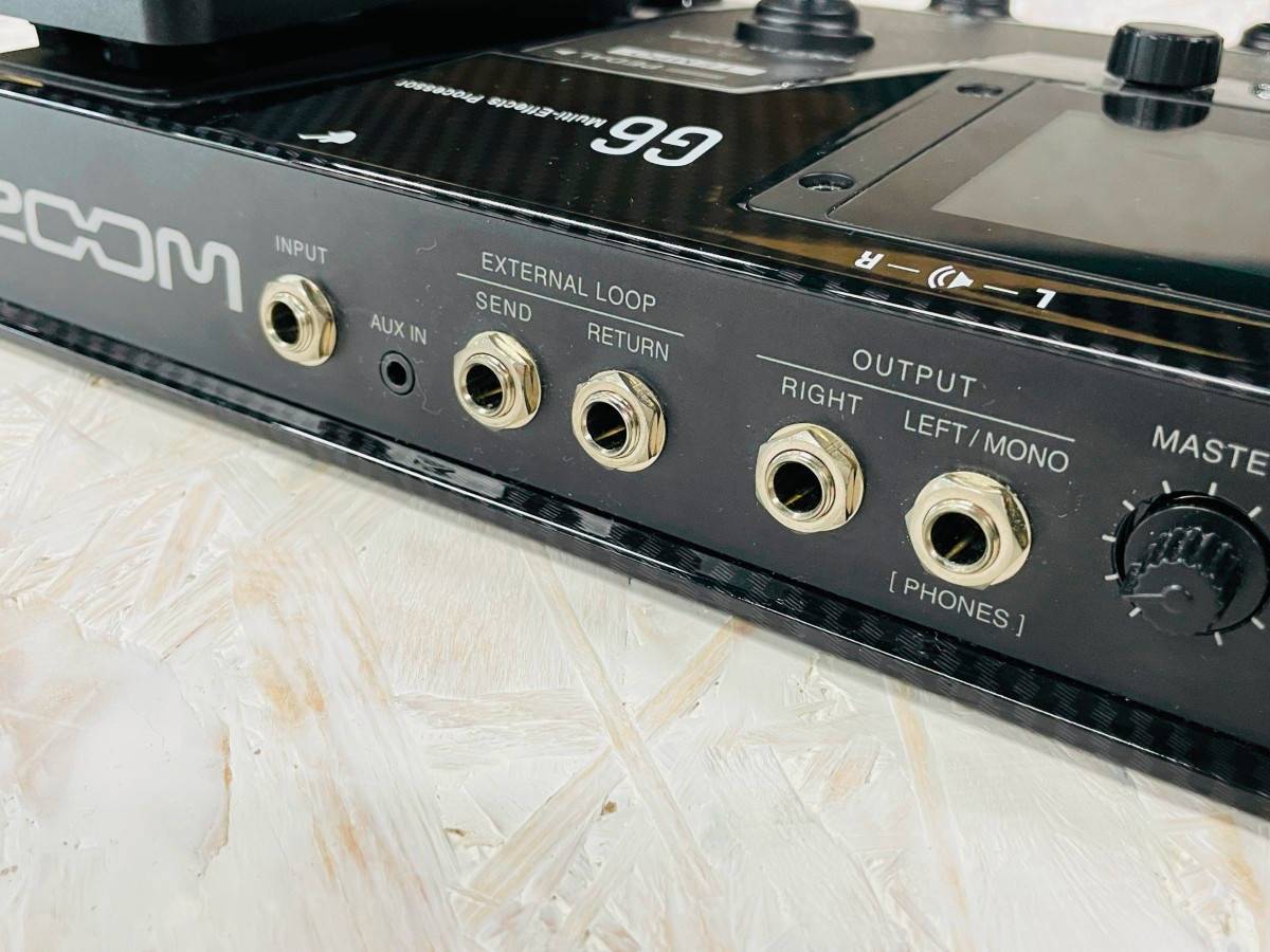 ​【ジャンク品・スイッチ不良】ZOOM G6 本体・ACアダプター・外箱 ジャンク品・スイッチ不良】ZOOM G6 本体・ACアダプター・外箱 ZOOM G6