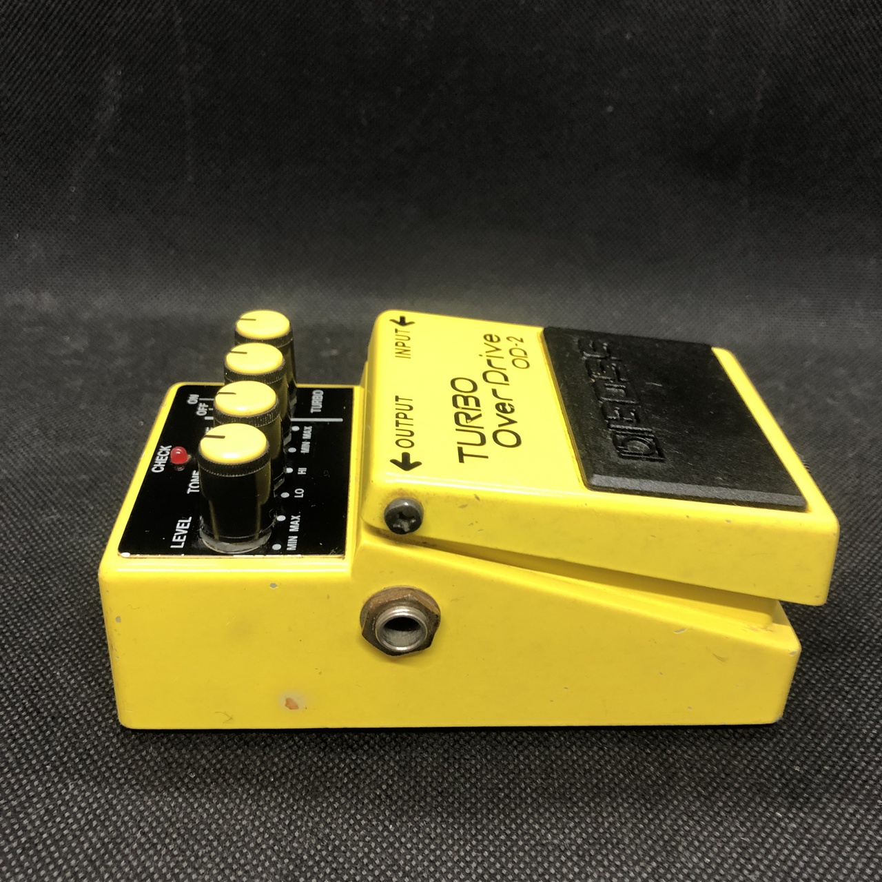 BOSS OD-2 TURBO Over Drive 1987年頃製造 MADE IN TAIWAN ACA電源