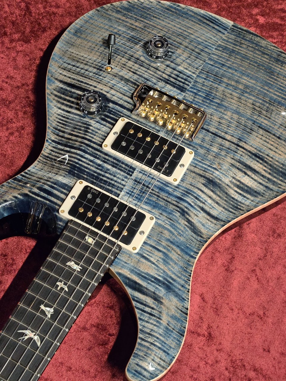 Paul Reed Smith(PRS) Custom 24 10 Top -Faded Whale Blue- ≒3.485Kg