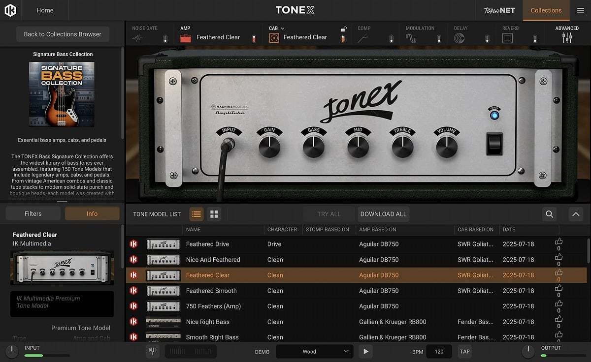 IK Multimedia TONEX Pedal Bass Edition ベース用エフェクター