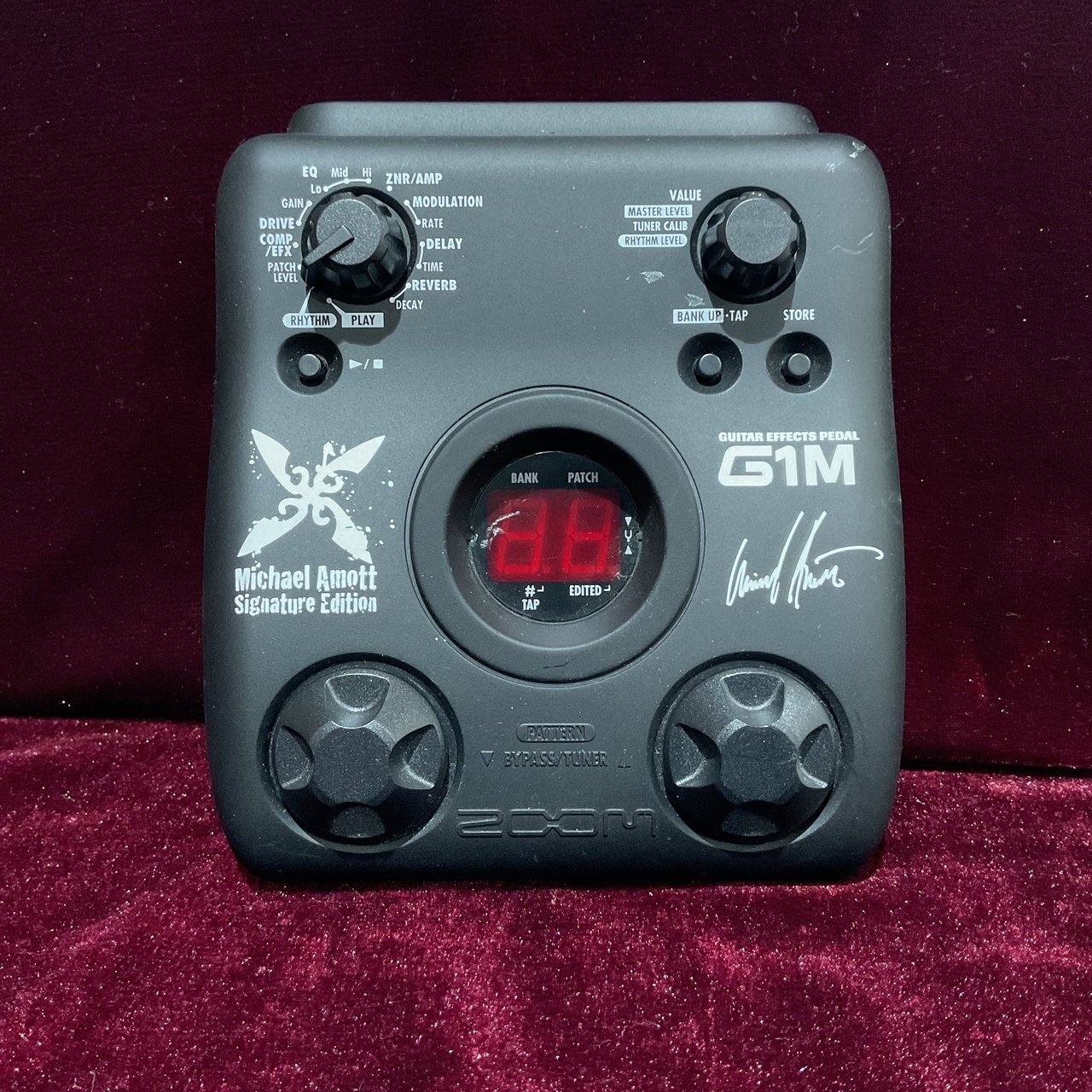 ズーム ギター用マイケル・アモットモデルマルチエフェクター G2.1MA
