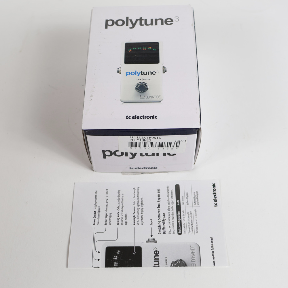 tc electronic 【中古】 チューナー tc electronic PolyTune 3