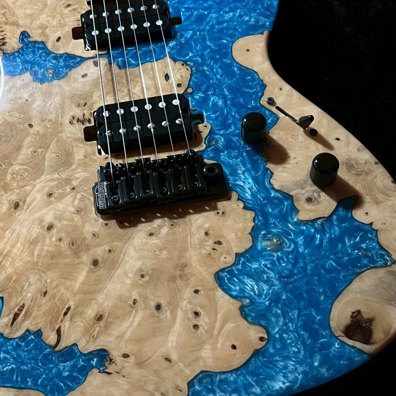 Sugi DS496E BUE/FM/KORINA/NAT Blue Resin【現物写真】【現物サウンド