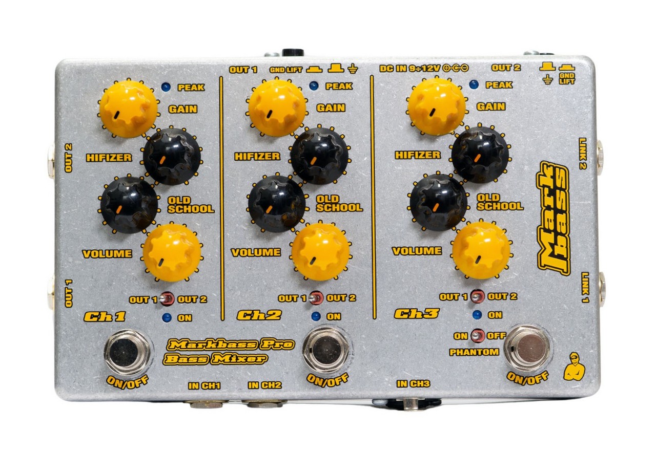Markbass MB PRO BASS MIXER MAK-PROBMIX 3チャンネルペダル型プロ