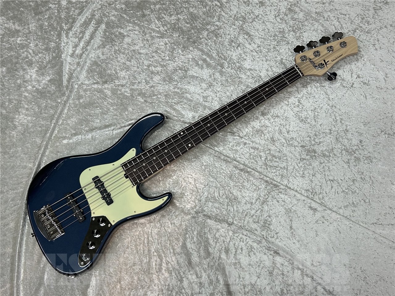 ベース Kikuchi Hermes RV5 Ash Kikuchi Guitars Hermes RV5 Ash (Dark Lake Placid Blue)（新品/送料