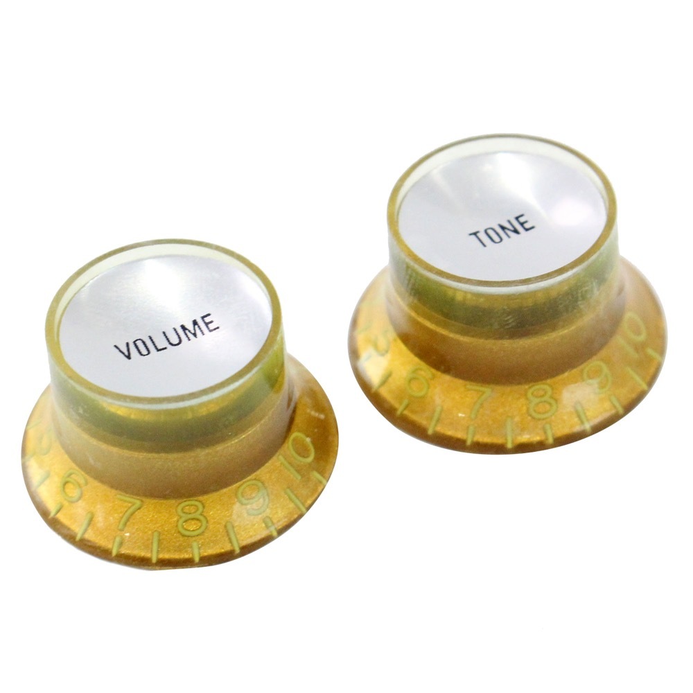 Montreux Vintage Tint Reflector knob Gold 1V1T No.8505 ギター