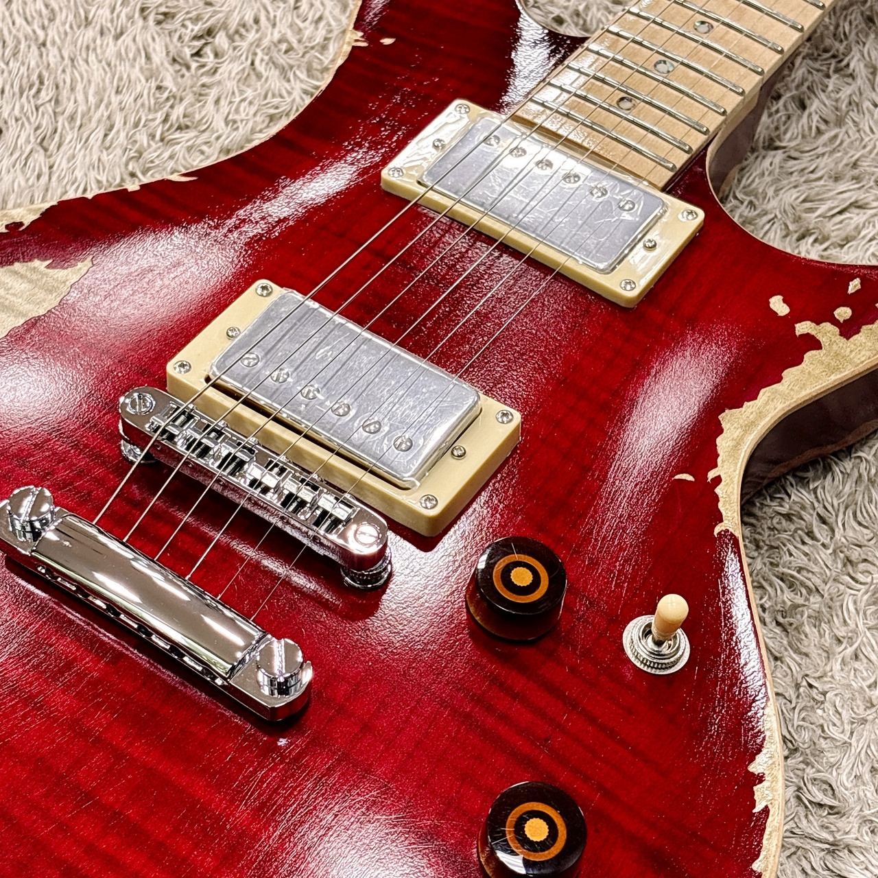 Bang Dream！POTBELLY FM Rana BanG Dream! POTBELLY FM Rana Distressed See Thru Wine Red