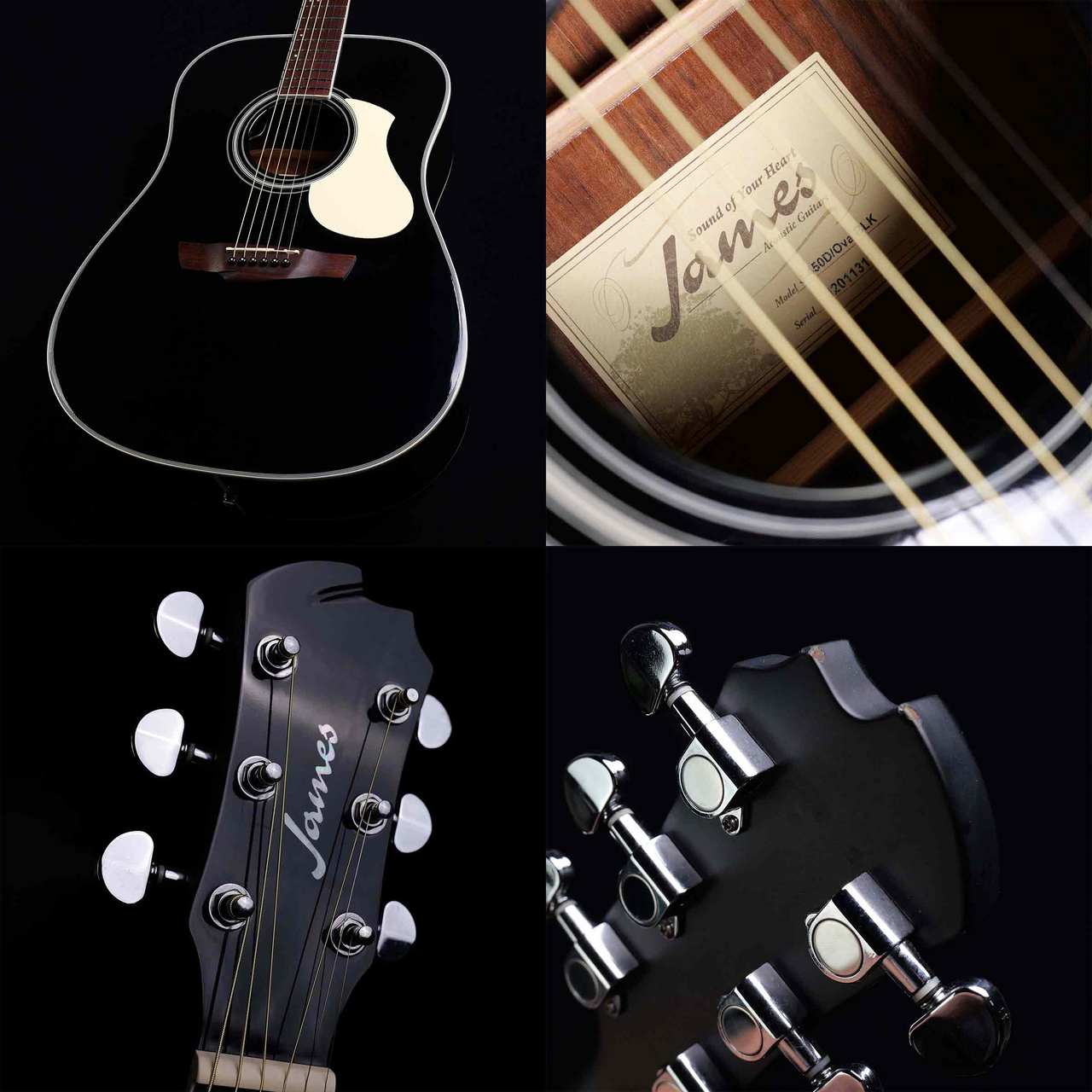 James J-450D/Ova BLK ジェームスエレアコギター James J-450D/Ova Black アコースティックギター エレアコ