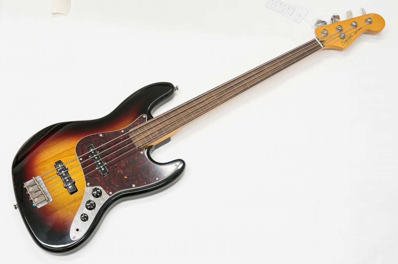 Squier by Fender Classic Vibe '60s Jazz Bass Fretless 3-Color ...