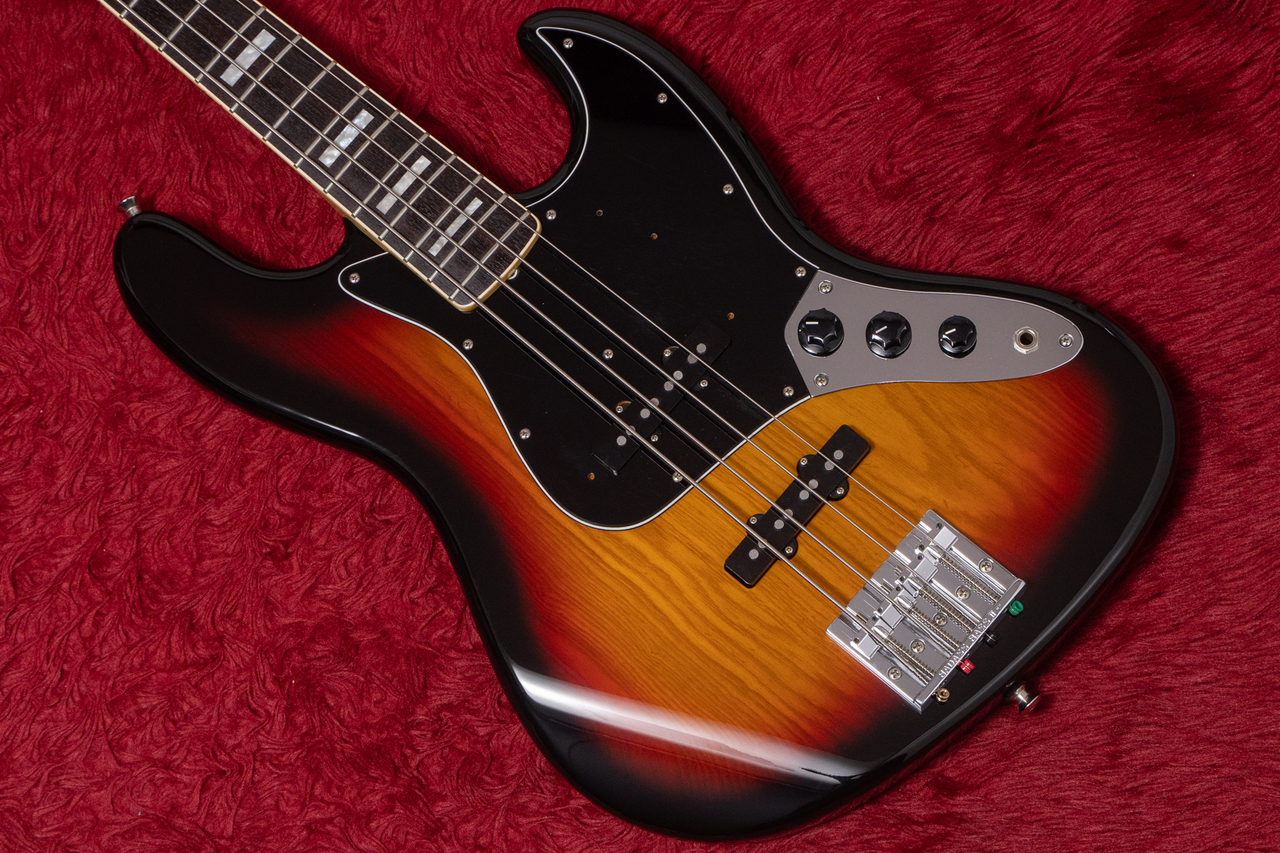 Fender japan ジャズベース JB75-US/FC ブラック Fender Japan JB75-90 US 3TS 1997~2000 4.805kg #O094245【GIB横浜