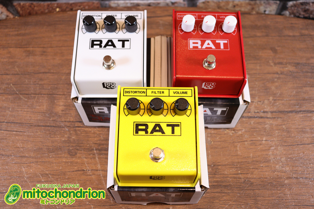 Pro Co Ikebe 40th 45th Original Model / RAT2 White Red Yellow Color 3Set