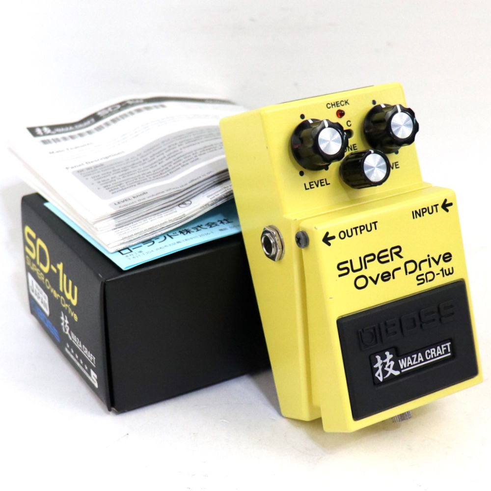 BOSS SD-1W エフェクター オーバードライブ 美品 BOSS 【中古】 エフェクター BOSS SD-1W SUPER OVER DRIVE WAZA