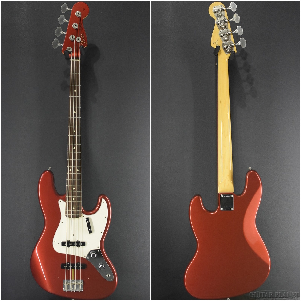 Fender ジャズベース（赤）（ジャンク） Fender Custom Shop 1962 Jazz Bass -Candy Apple Red