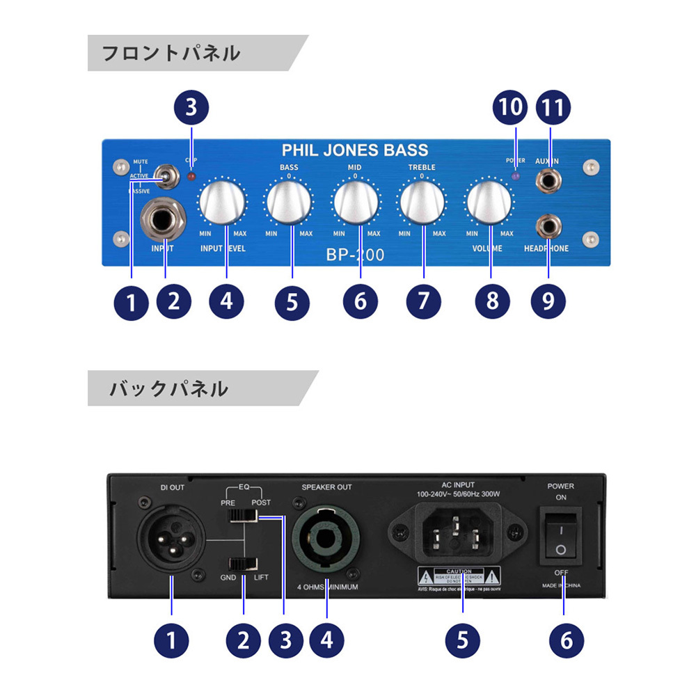 Phil Jones Bass BP-200 【数量限定特価・送料無料
