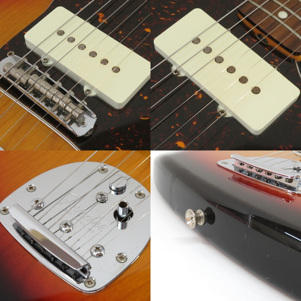 安い日本製★中古★フェンダー★FENDER JAPAN★JM66-ALG★アノダイズドピックガード★2トーンサンバースト★ フェンダー