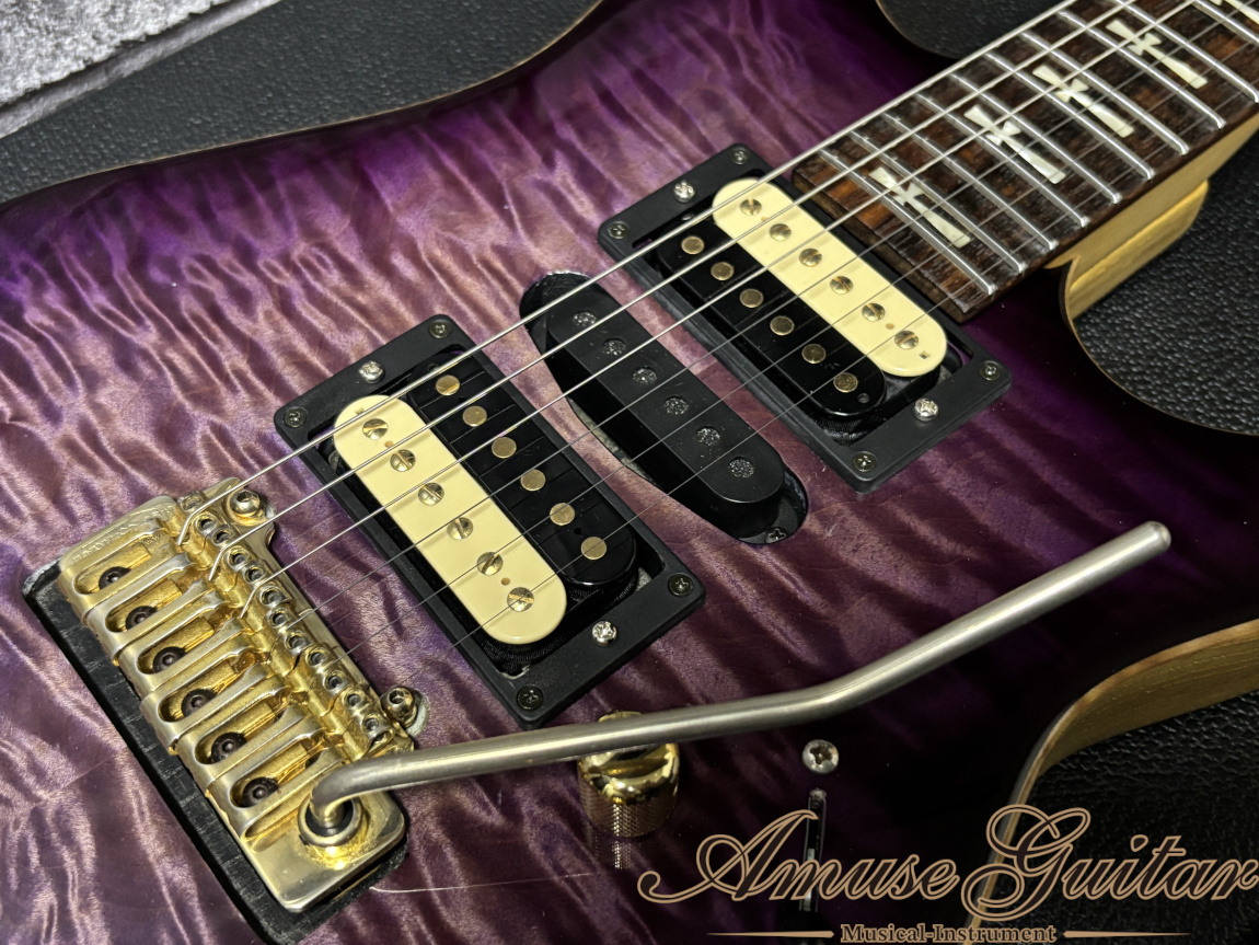 WARMOTH Neck & Body Component 24F ST Type # Purple to Clear
