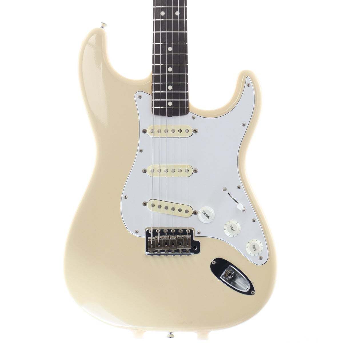 【美品】Fender Stratocaster ST-STD Fender Japan Stratocaster ST-STD Vintage White 【心斎橋店】（中古