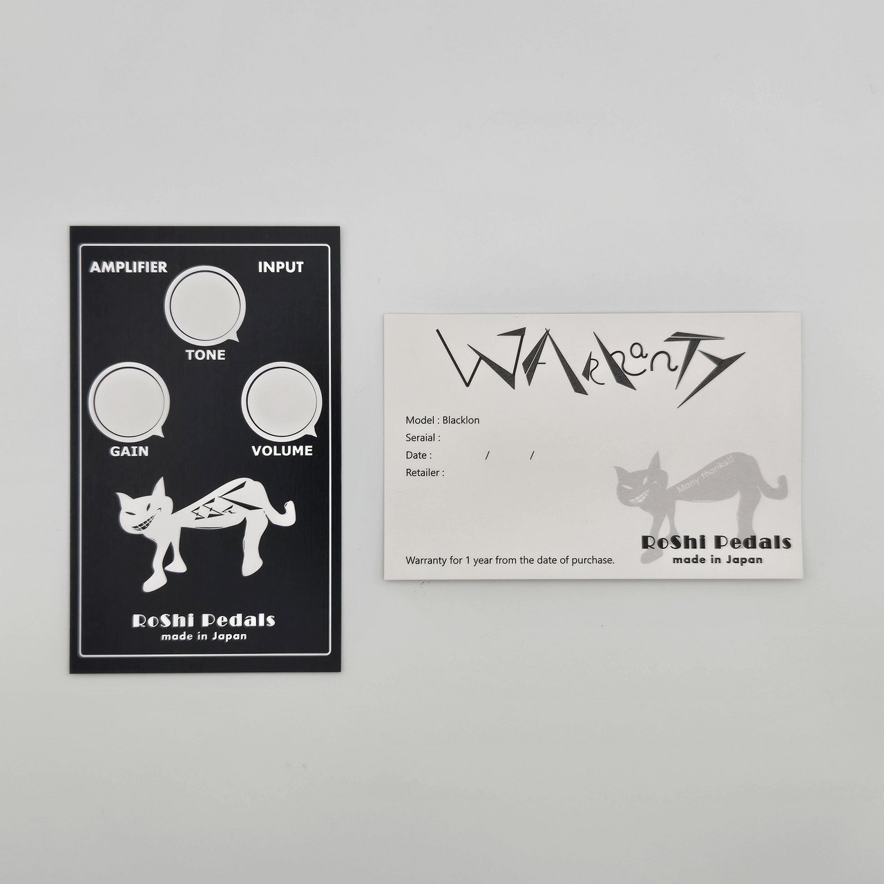 Roshi pedals Blacklon オーバードライブ RoShi Pedals Blacklon【ブラックフェイス系オーバードライブ