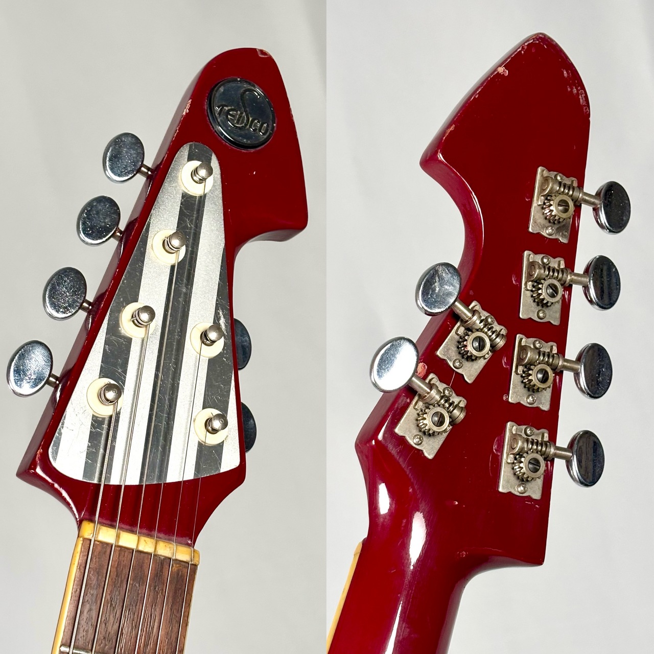 Teisco 【1960年代製】TG-64 -Red-【3.87kg】（ビンテージ）【楽器検索