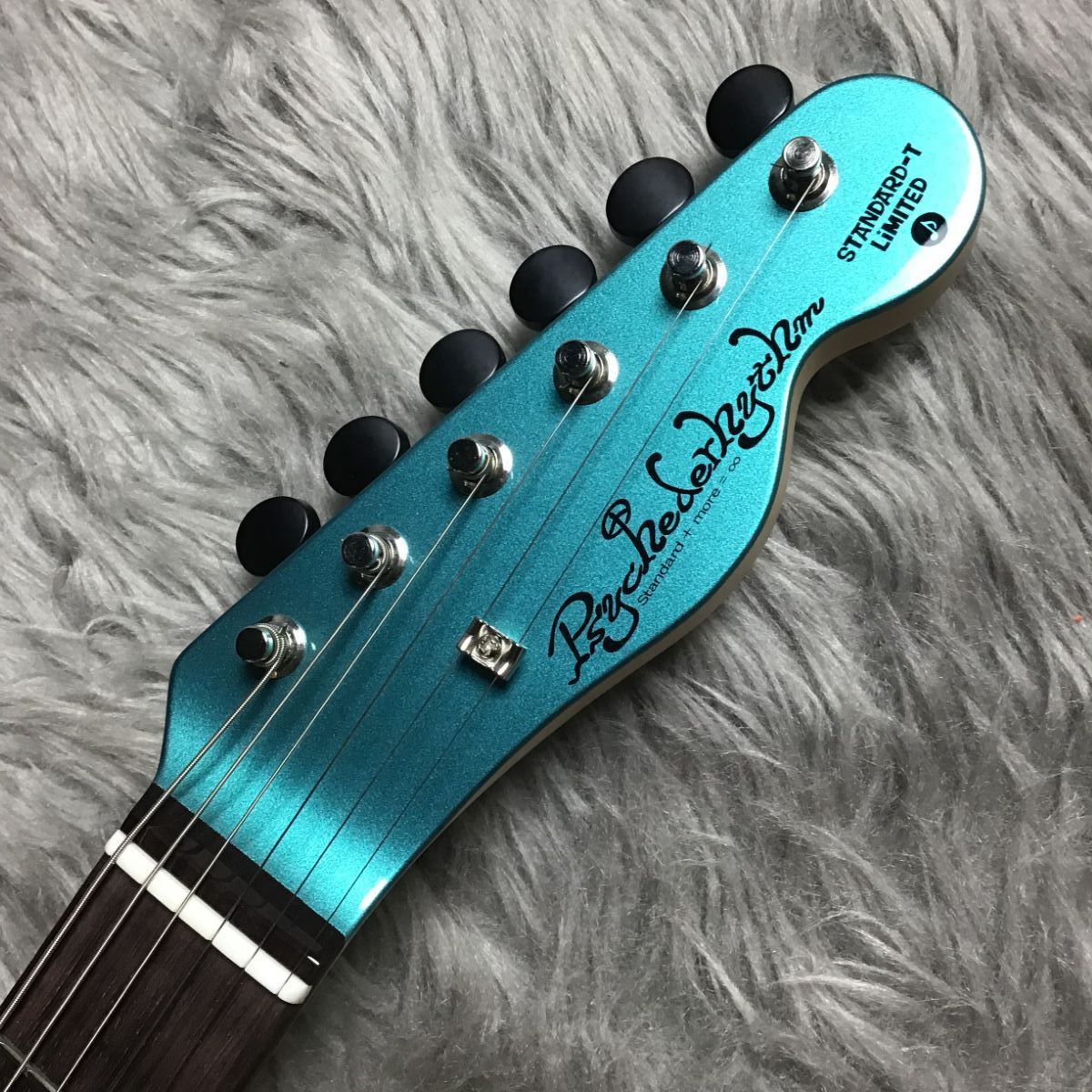 Psychederhythm Standard-T Zebra MEDIUME BLUE GREEN X SILVER 